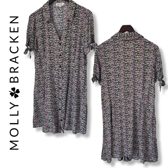 Adorable floral button down dress | Size: Medium - Picture 8 of 16